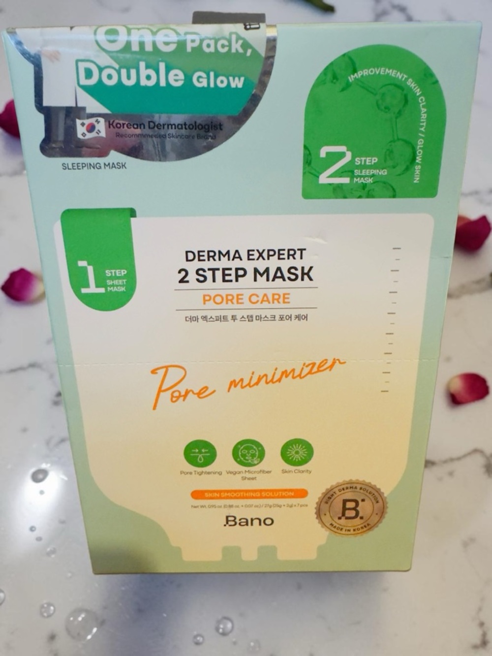 Bano Derma Expert 2 Step Mask – Pore Care | Korean Skincare